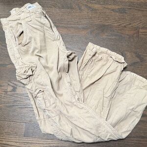 Womans cargo pants size 4 Zara